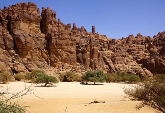 Reise in Tschad, Felsmalereien2