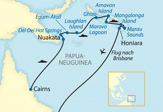 Reise in Papua-Neuguinea, Versunkene Welten zwischen Papua-Neuguinea und den Salomonen (2020)