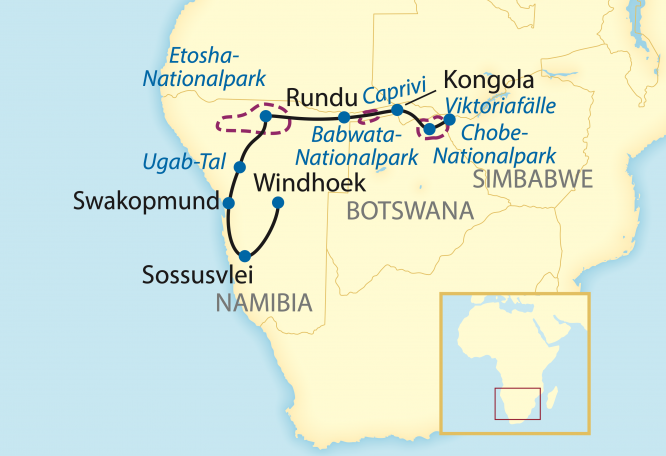 Reise in Botswana, Vielfalt des afrikanischen Südens (2020/2021)