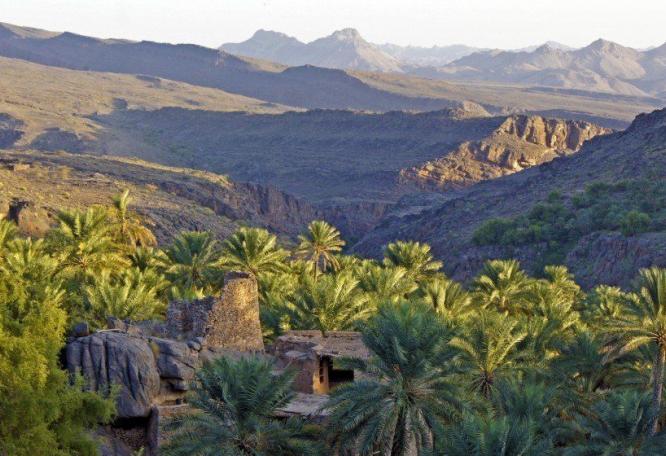 Reise in Oman, Plausch unter Omanis