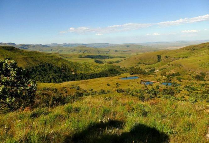 Reise in Südafrika, Panorama in den Drakensbergen