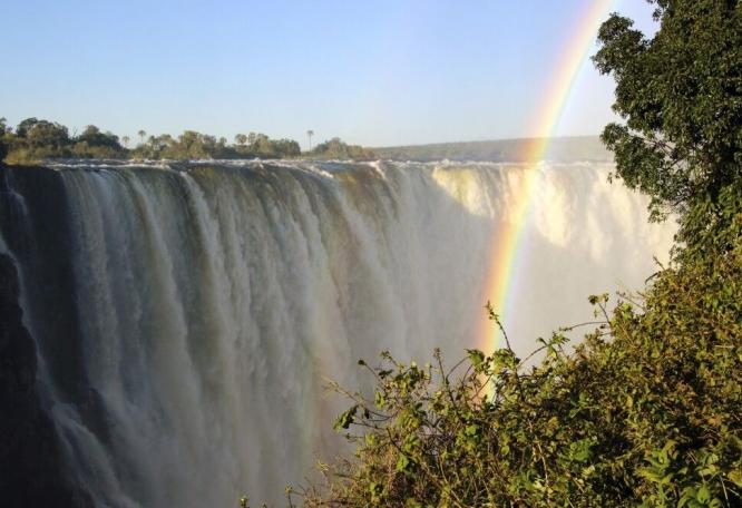 Reise in Botswana, Victoriafälle, Simbabwe