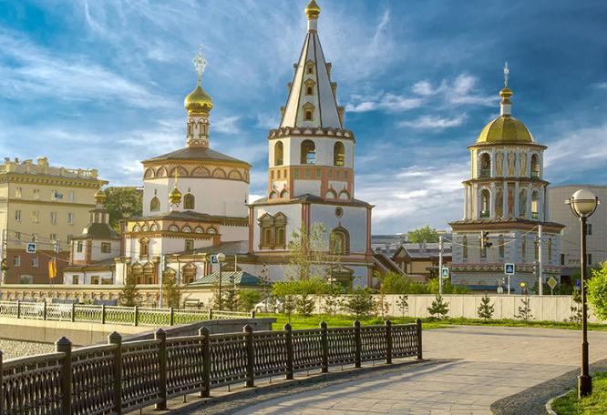 Reise in Russland, Kathedrale der Offenbarung in Irkutsk, Russland