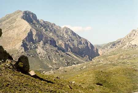 Reise in Griechenland, Landkarte zu Wanderparadies Kreta Alpinschule Innsbruck