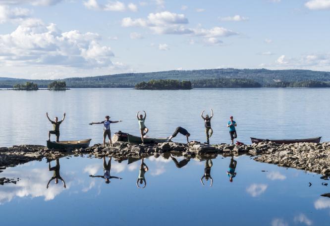 Reise in Schweden, Yoga und Natur
