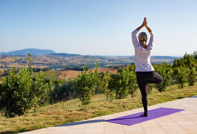 Reise in Italien, Yoga-Urlaub auf dem Anwesen Isola Bontempi