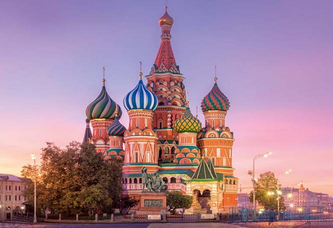 Reise in Russland, Basilius-Kathedrale in Moskau, Russland