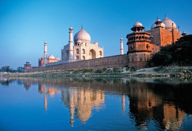 Reise in Indien, Taj Mahal (UNESCO-Weltnaturerbe) in Agra