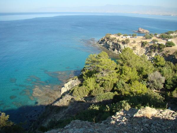 Reise in Zypern, Küste der Akamas-Halbinsel ganz im Westen von Südzypern