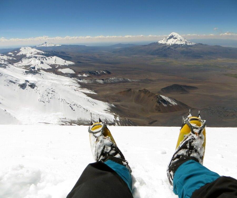 Reise in Bolivien, Gipfel Parinacota