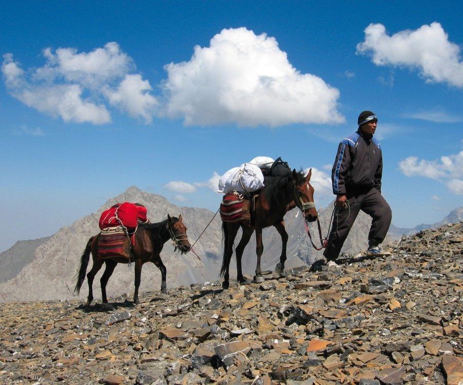 Reise in Kirgistan, Trekking in Aksu-Sabakh