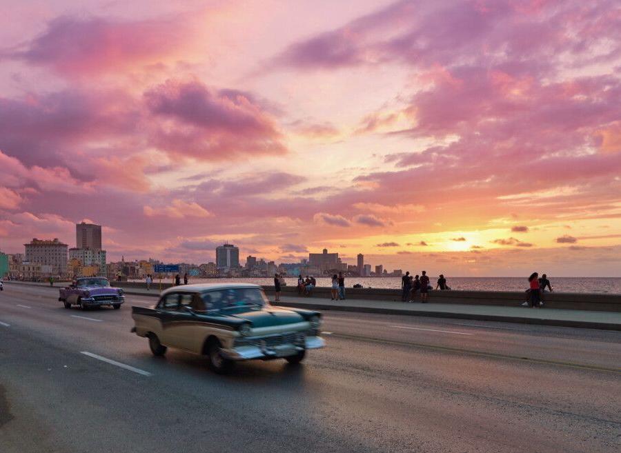 Reise in Kuba, Straßenszene in Havanna