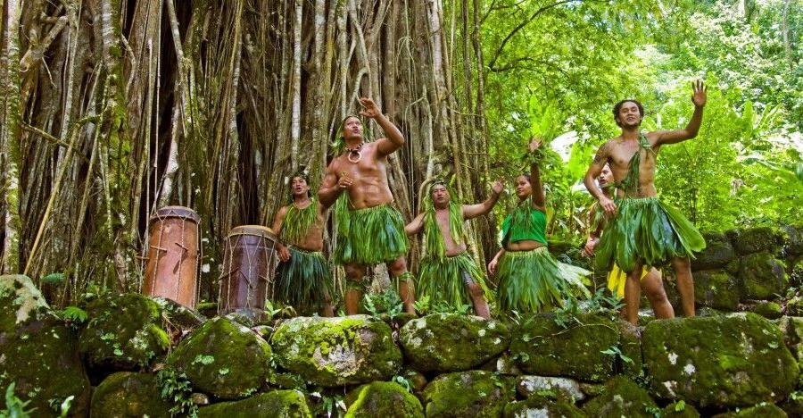 Reise in Französisch-Polynesien, Tanzshow auf Fatu Hiva