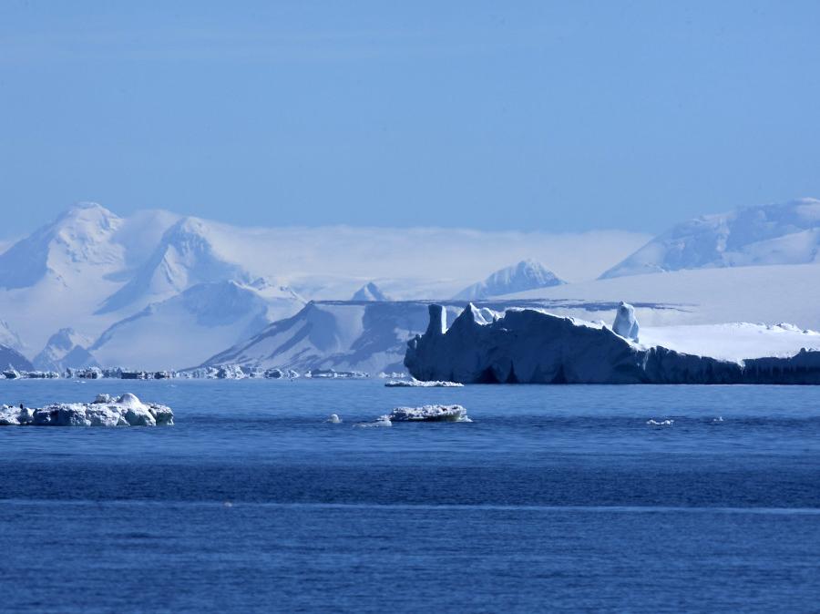 Reise in Antarktis, Blick ins Weddellmeer