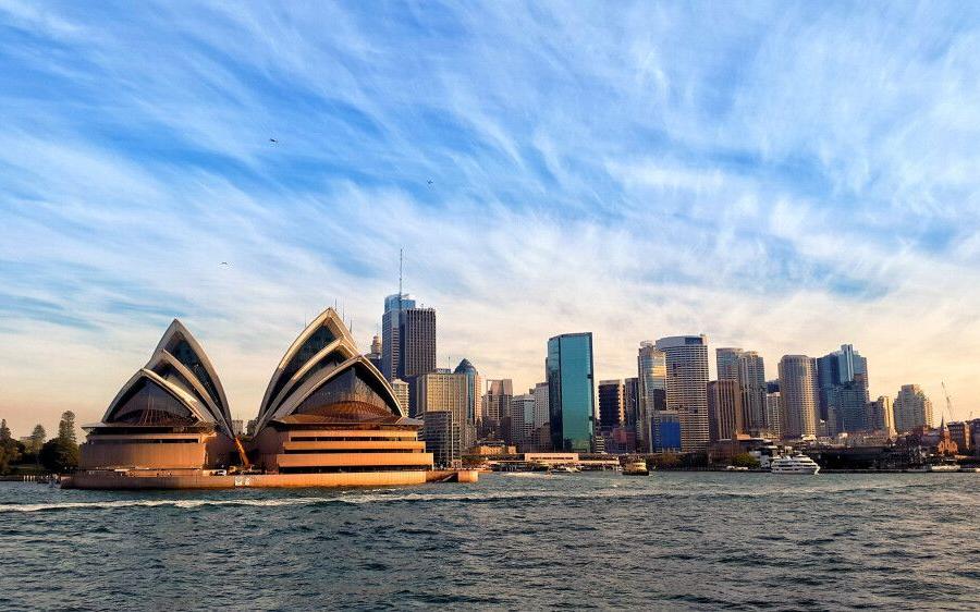 Reise in Australien, Blick auf die Oper in Sydney