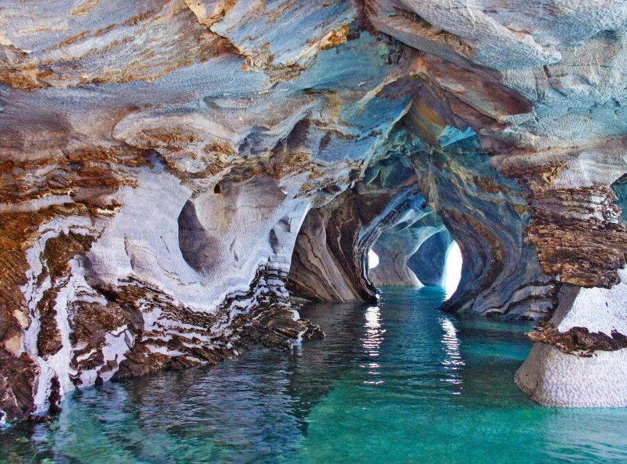 Reise in Argentinien, Marmorhöhlen im Lago General Carrera