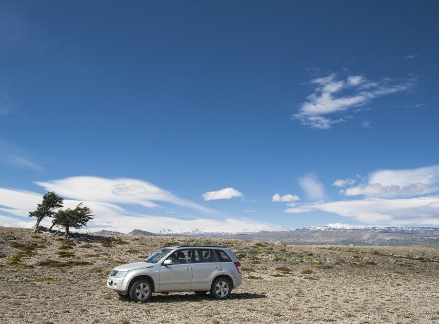 Reise in Argentinien, Mietwagen im Nationalpark Perito Moreno
