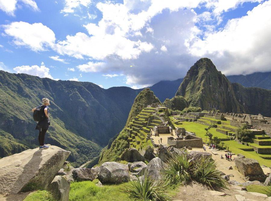 Reise in Peru, Blick auf Machu Picchu