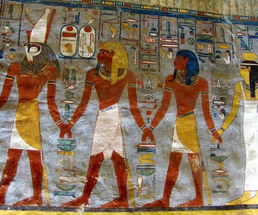 Reise in Ägypten, Tal der Könige_Wandmalerei