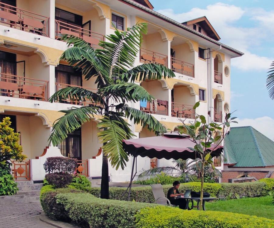 Reise in Demokratische Republik Kongo, Caritas Hotel am Kivu-See