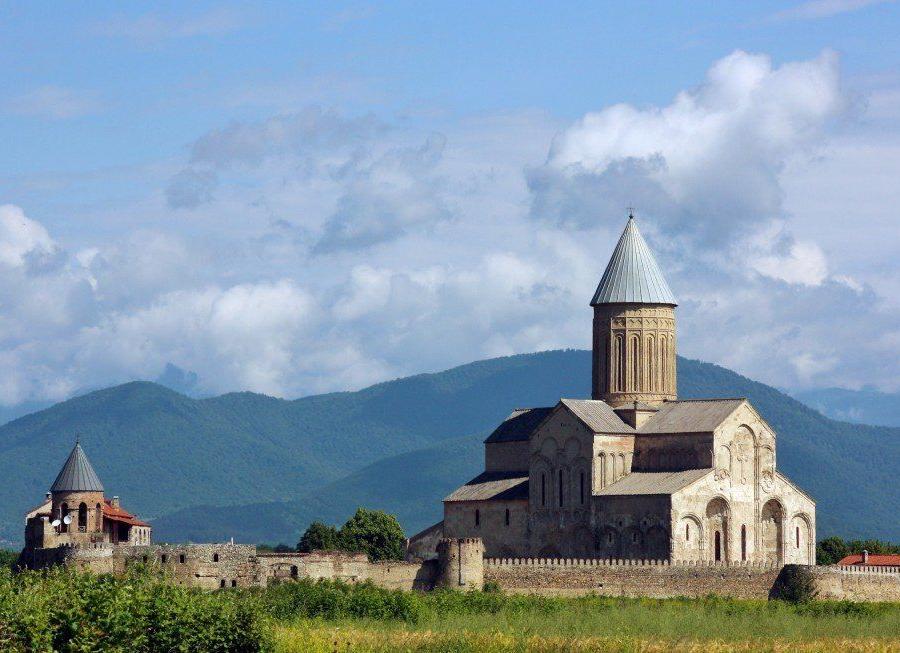 Reise in Georgien, Klosteranlage von Alawerdi in Kachetien