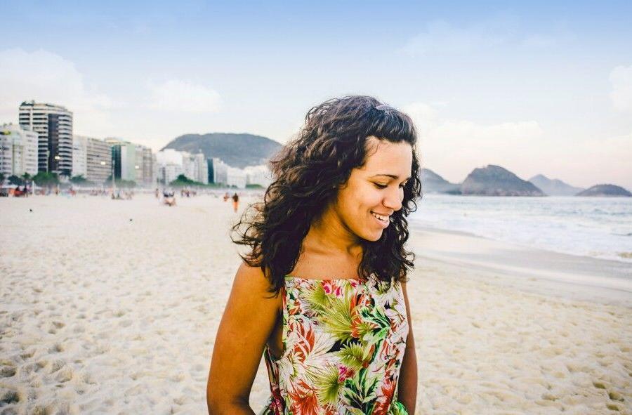 Reise in Brasilien, Am berühmten Copacabana-Strand in Rio de Janeiro
