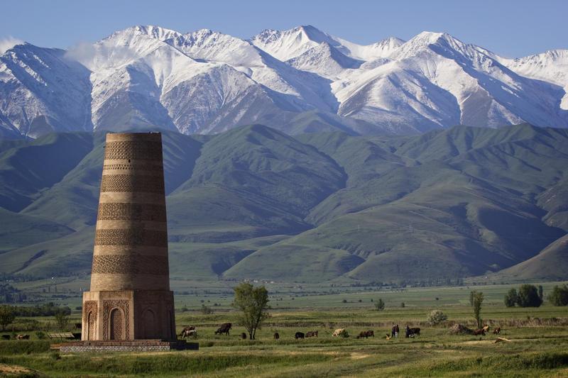 Reise in Kirgistan, Buranaturm in Kirgisistan