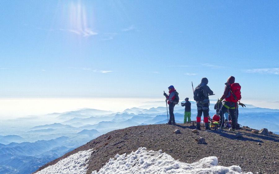 Reise in Mexiko, Höhepunkt – der 5640 m hohe Gipfel des Pico de Orizaba