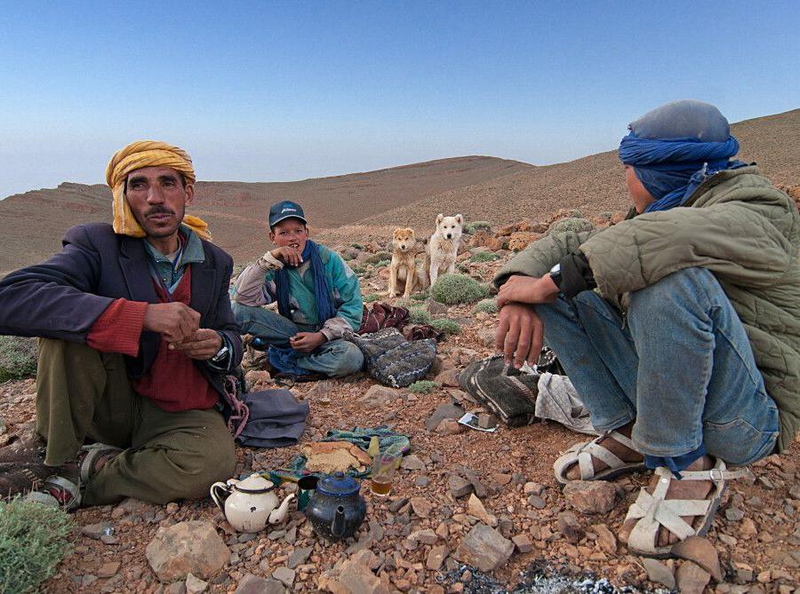 Reise in Marokko, Bei den Hirten