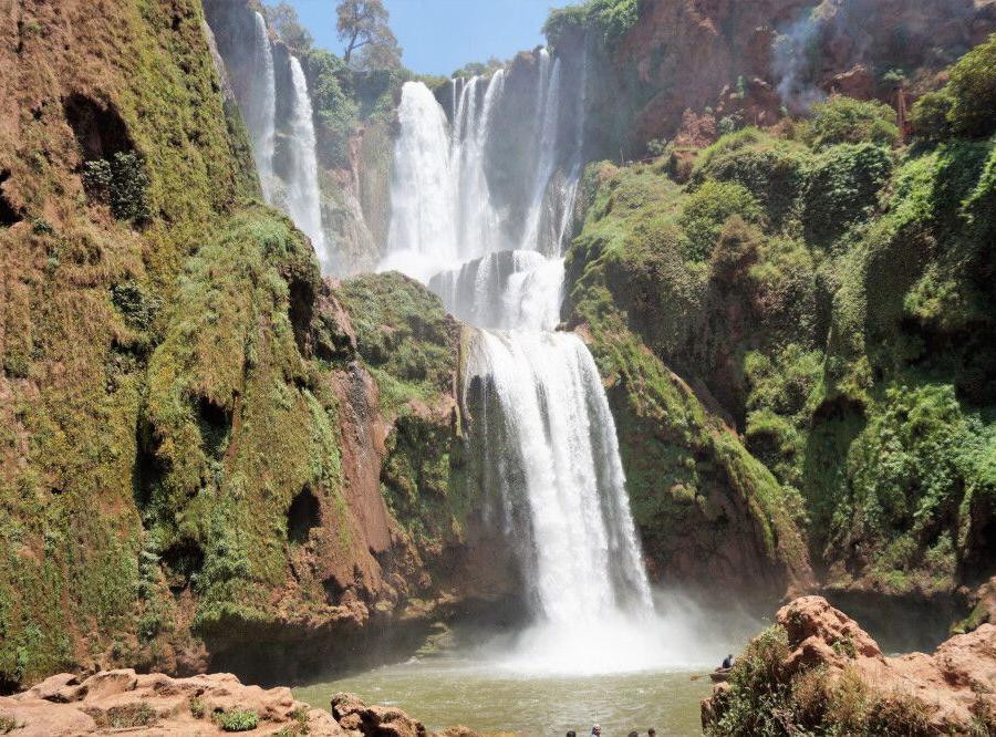 Reise in Marokko, Ouzoud Wasserfall