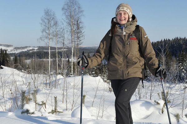 Reise in Finnland, Skiwanderung von Gasthaus zu Gasthaus