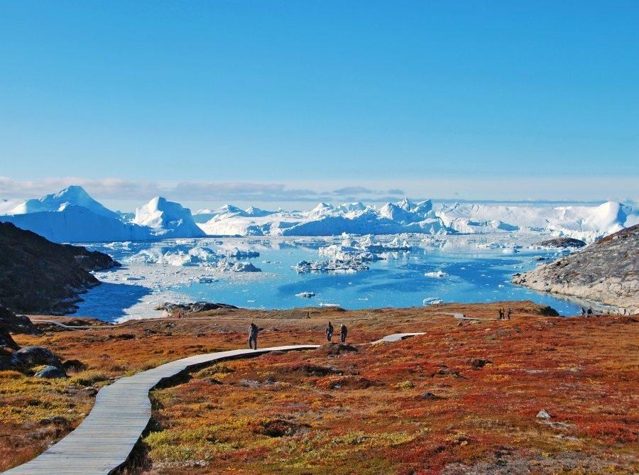 Reise in Grönland, Der Kangia-Fjord mündet in die Diskobucht