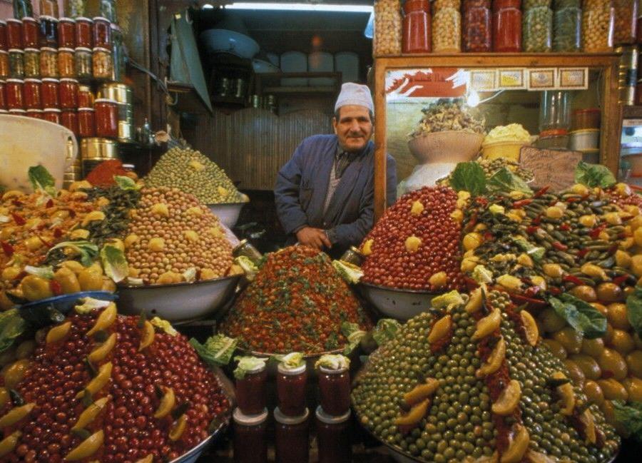 Reise in Marokko, Olivenstand