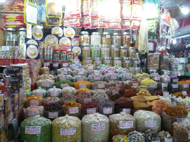 Reise in Vietnam, Markt in Saigon