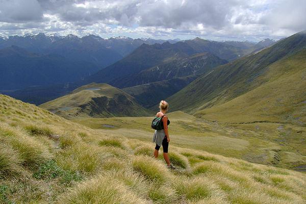 Reise in Neuseeland, Zu Fuß am schönsten Ende der Welt